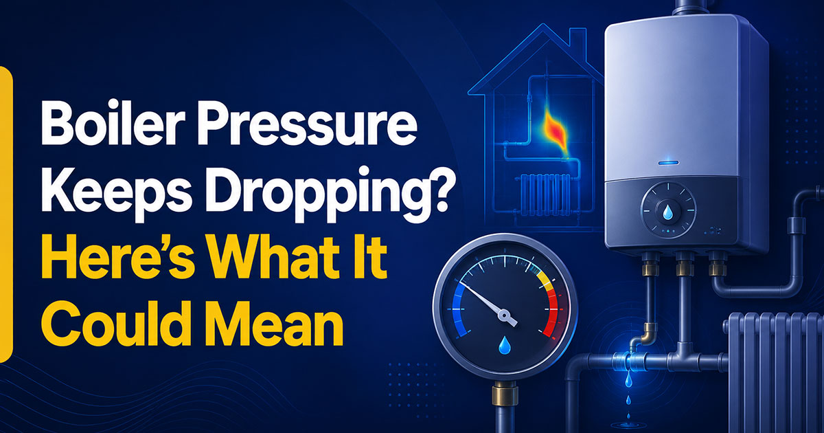 Blog Boiler Pressure Keeps Dropping? Signs of a Heating Leak