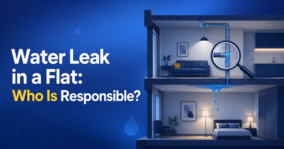 Blog Water Leak in a Flat: Who Is Responsible?