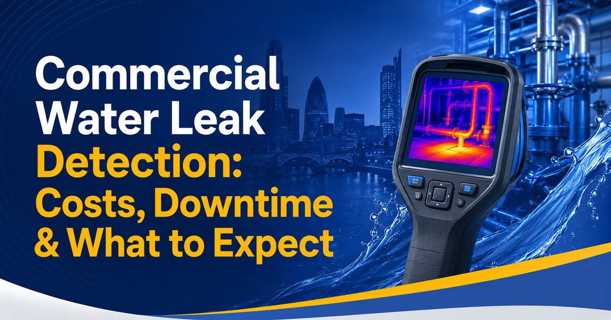 Blog Commercial Water Leak Detection: Costs, Downtime & What to Expect