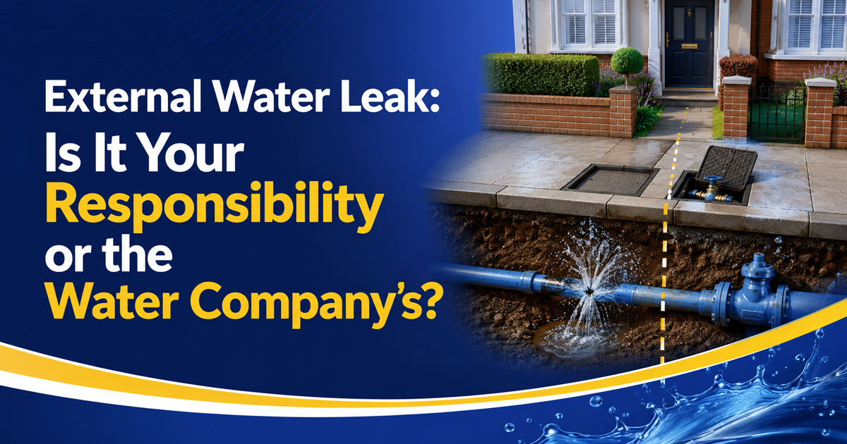 Blog External Water Leak: Is It Your Responsibility or the Water Company's?