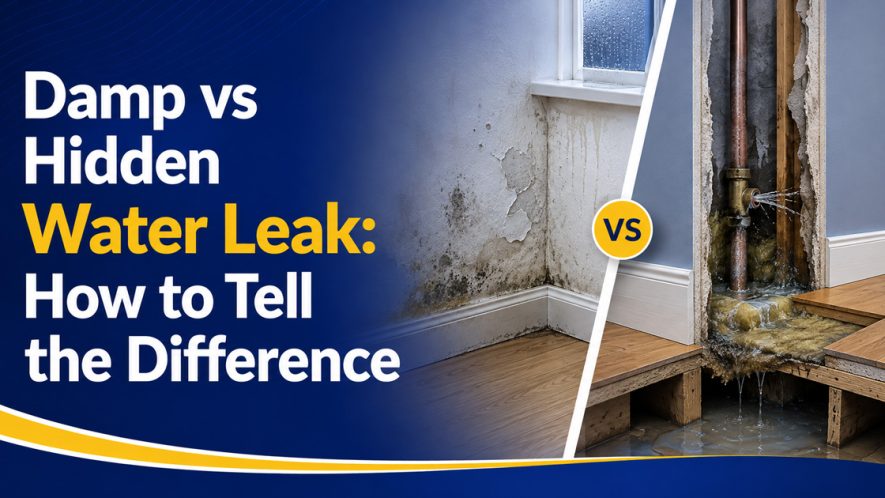 Damp vs Hidden Water Leak: How to Tell the Difference